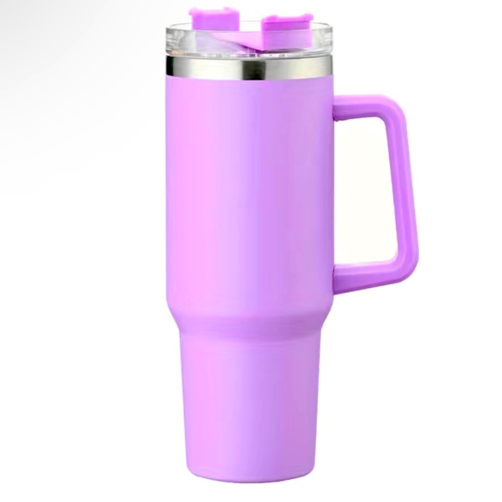 40oz tumbler cup with straw